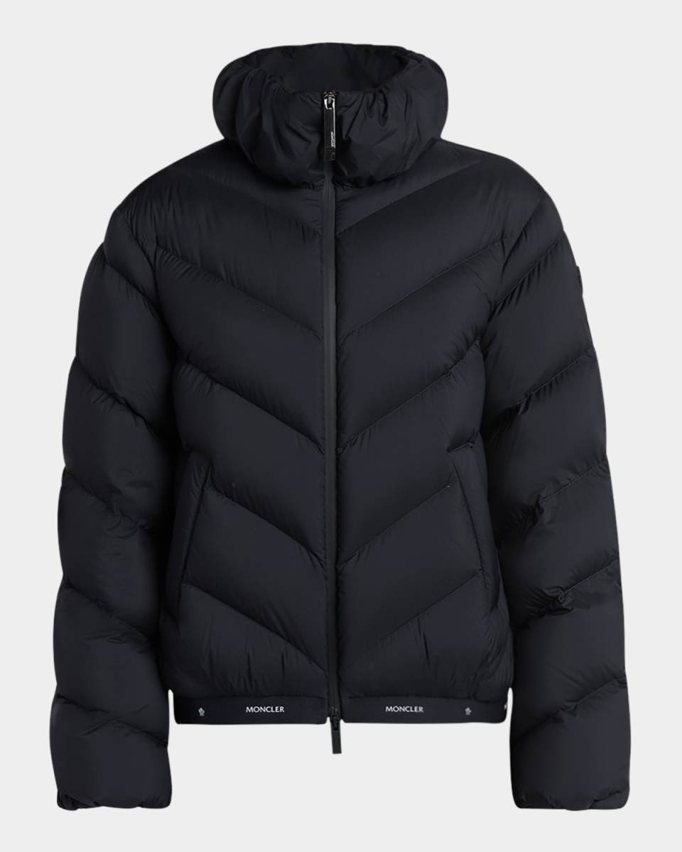 Grigan Quilted Down Logo Tape Jacket
